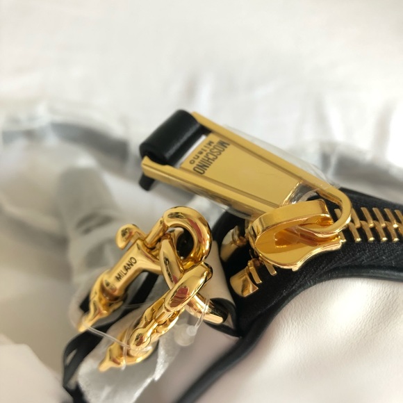 moschino shoulder bag with logo crossbody clutch - Picture 2 of 4